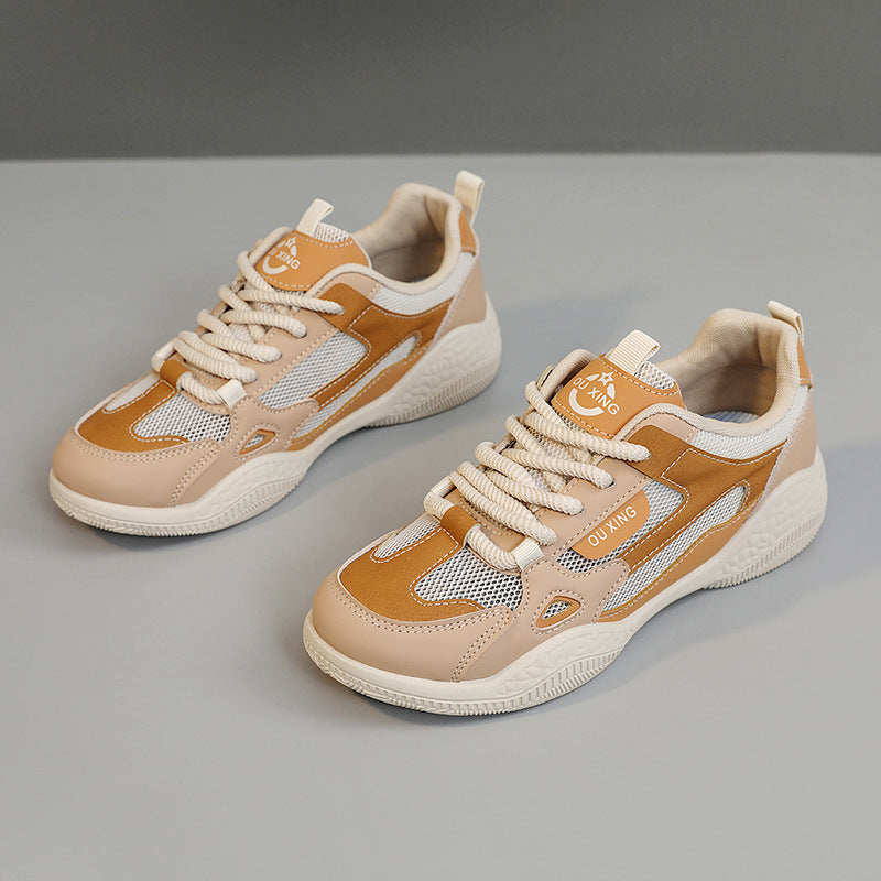 Damen atmungsaktive Sneakers mit dämpfender Laufsohle EB