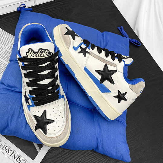 Damen Sneakers mit trendigem Sternen-Design und dämpfender Sohle EB