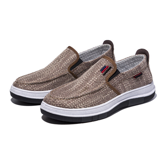 Damen Gemütliche Slip-On Schuhe mit atmungsaktiver Oberflächenstruktur EB