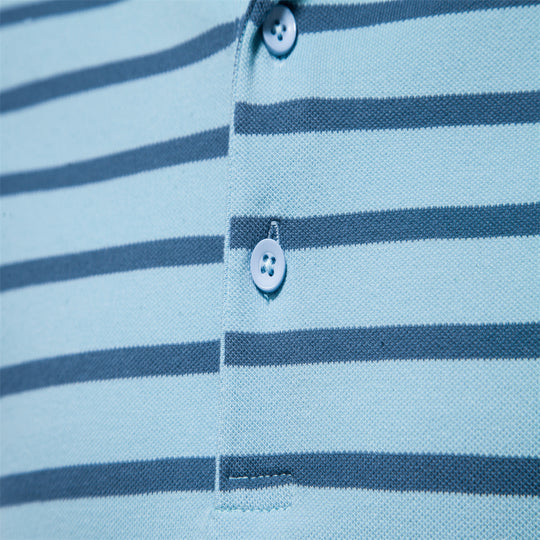 Herren Polo-Shirt mit modischem Streifenmuster und bequemem Schnitt EB