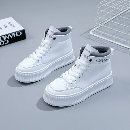 Damen Hohe Modische Sneakers mit dämpfender Sohle EB