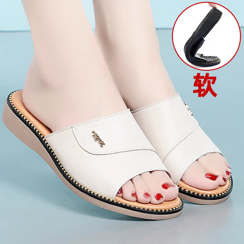 Damen Komfortable und stilvolle Slipper mit ergonomischem Fußbett EB