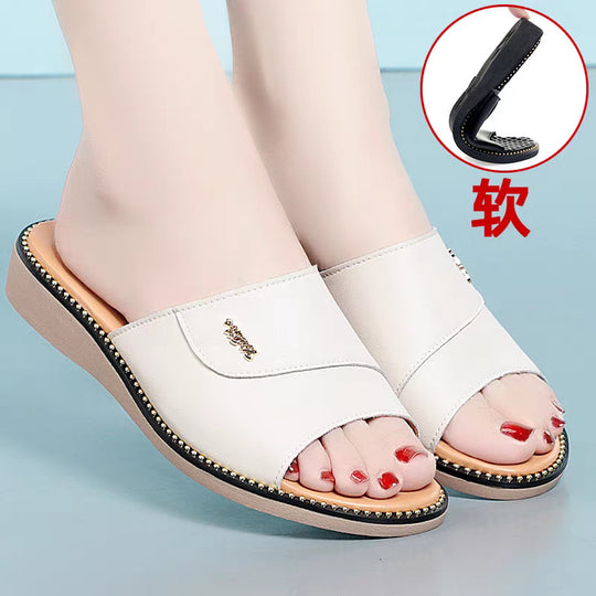 Damen Komfortable und stilvolle Slipper mit ergonomischem Fußbett EB