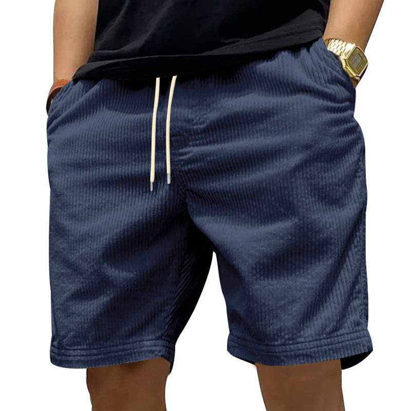 Herren bequeme Freizeithose aus strukturiertem Cordstoff EB