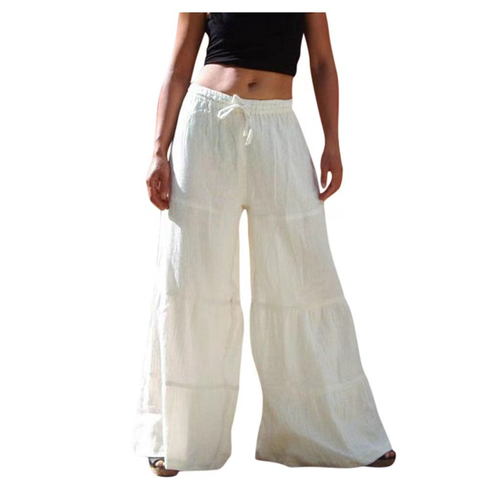 Damen Weite Culotte-Hose im modernen Look EB