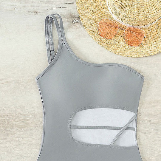 Damen Einteiliger Badeanzug mit anspruchsvollem Cut-Out-Design EB