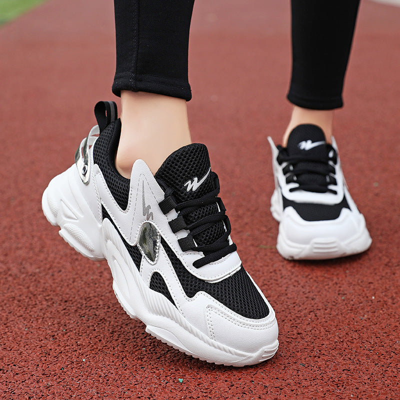 Damen Hochwertige Comfort Sneakers mit atmungsaktivem Mesh-Obermaterial EB