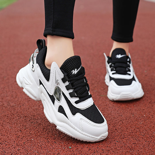 Damen Hochwertige Comfort Sneakers mit atmungsaktivem Mesh-Obermaterial EB