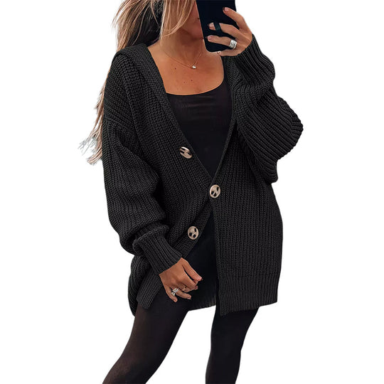 Damen Übergroßer Strickcardigan EB