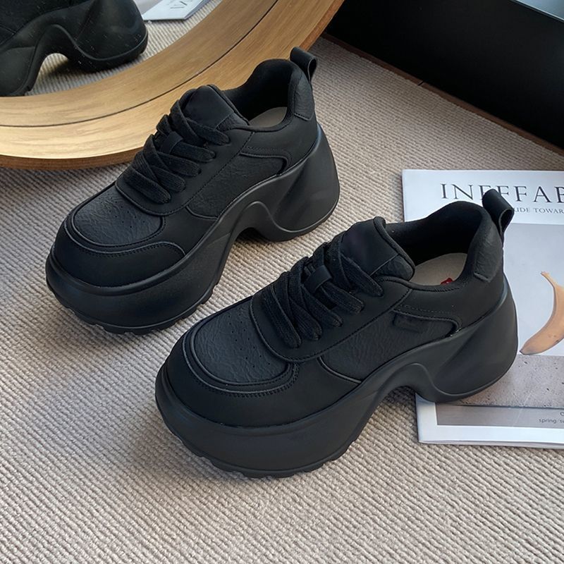 Damen Fashion Sneakers mit extrahohen Sohlen von EB