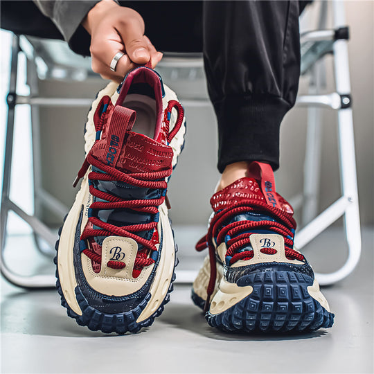 Damen Sportliche Chunky Sneakers mit rutschfester Sohle und modischem Design EB