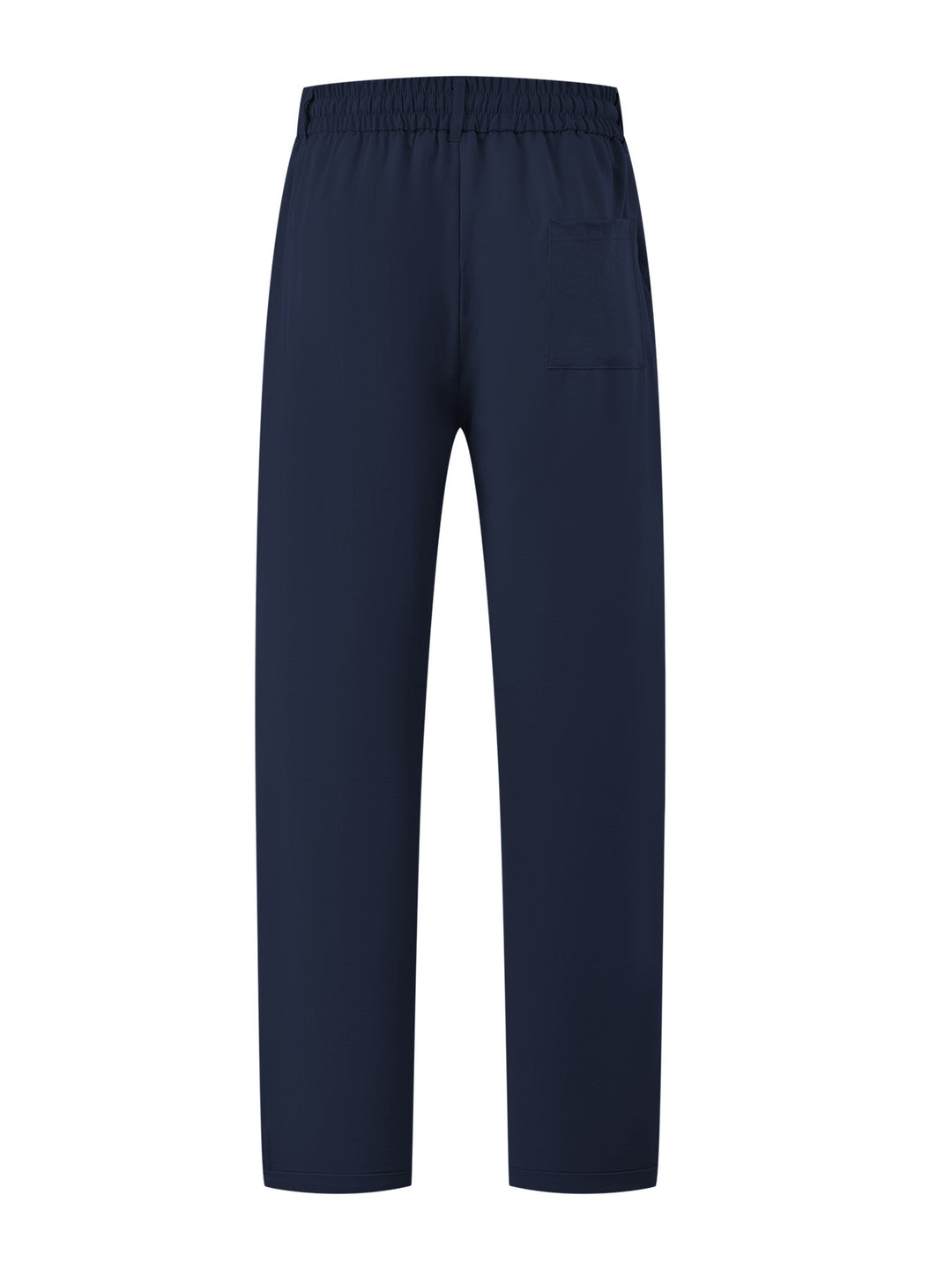 Damen Leichte Relaxhose mit elastischem Bund, geradem Schnitt & aufgesetzter Gesäßtasche EB
