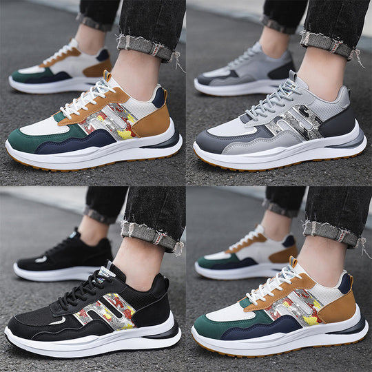 Damen Trendige Sneaker mit atmungsaktivem Obermaterial und stoßdämpfender Sohle EB