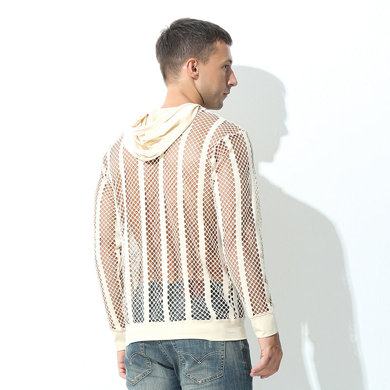 Damen Sportlicher Kapuzenpullover mit Luftmesh von EB
