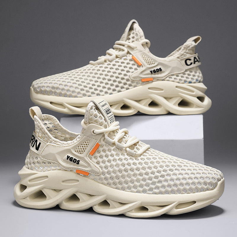 Damen Sportliche Sneakers mit atmungsaktiver Mesh-Oberfläche und flexibler Sohle EB