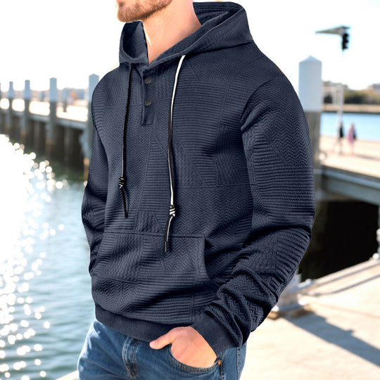 Herren Hoodie mit strukturiertem Design EB