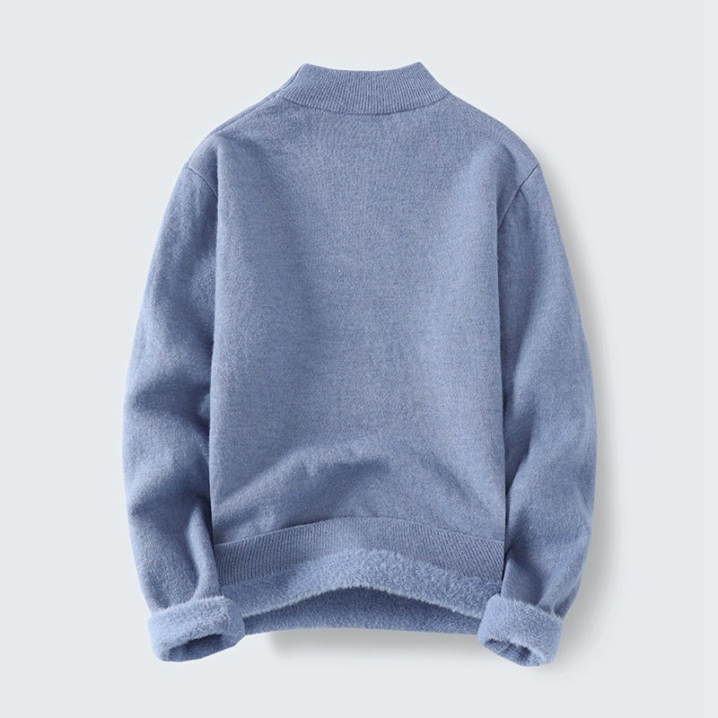 Damen Kuscheliger Stehkragenpullover EB