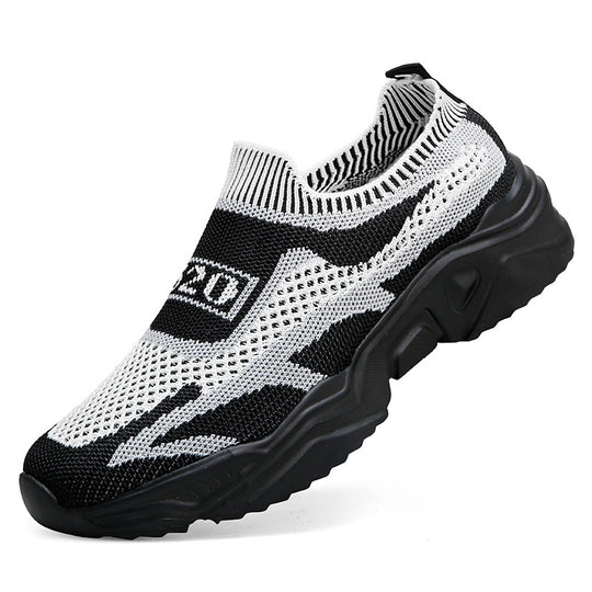 Damen Stretch-Sneaker mit atmungsaktivem Strickdesign und weichem Innenfutter EB