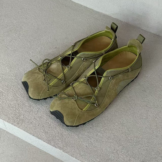 Damen sportliche Outdoor-Schuhe mit innovativem Schnürsystem EB