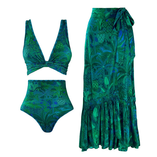Damen Buntes Bikini-Set EB