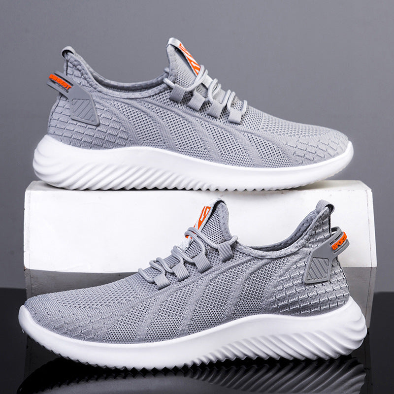 Damen Sportliche Sneakers mit flexiblem Mesh-Obermaterial und rutschfester Laufsohle EB