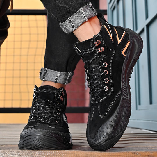 Damen Sportliche Schnürstiefel mit atmungsaktiver Konstruktion EB