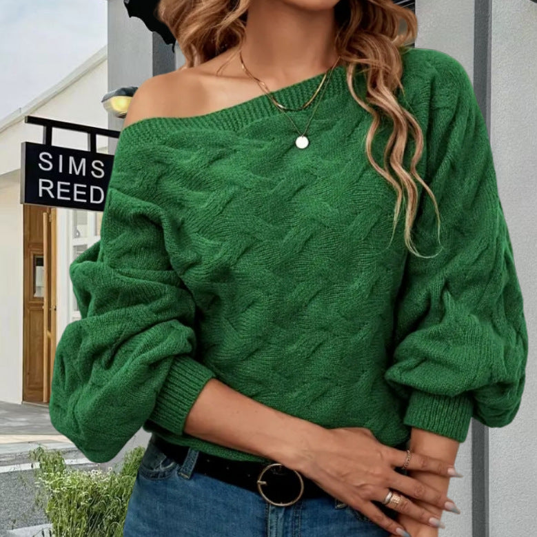 Damen Oversized Strickpullover mit strukturiertem Design EB