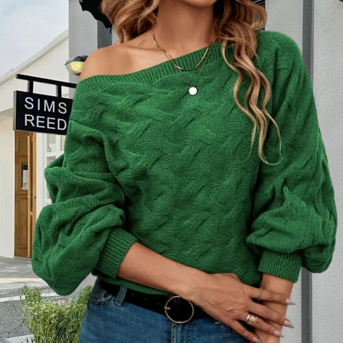 Damen Oversized Strickpullover mit strukturiertem Design EB