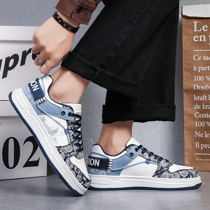 Damen Sneakers mit kunstvoller Paisley-Musterung und atmungsaktiver Oberflächenstruktur EB