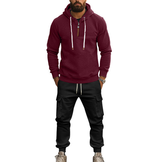 Herren Hoodie und Cargo Jogginghose Set EB