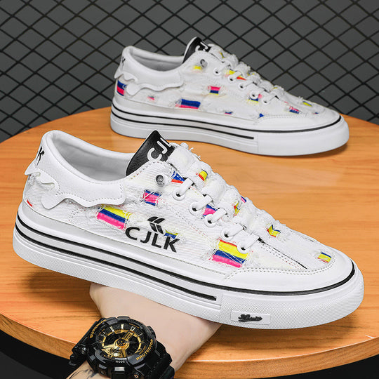 Damen Sneaker mit farbenfrohem Design und trendigem Look EB