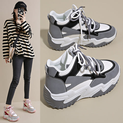 Damen Sportliche Schnürschuhe mit dämpfender Sohle von EB