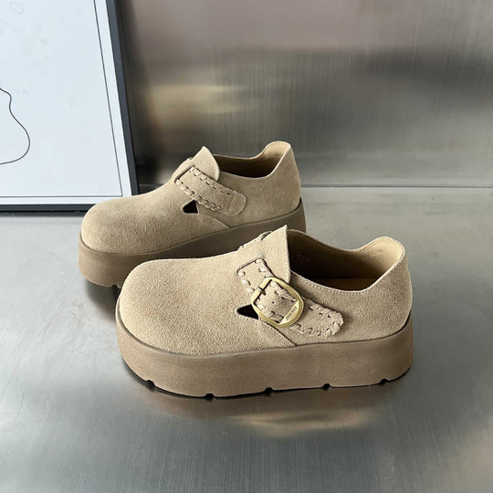 Damen Clogs mit modischem Riemen und komfortablem Fußbett EB