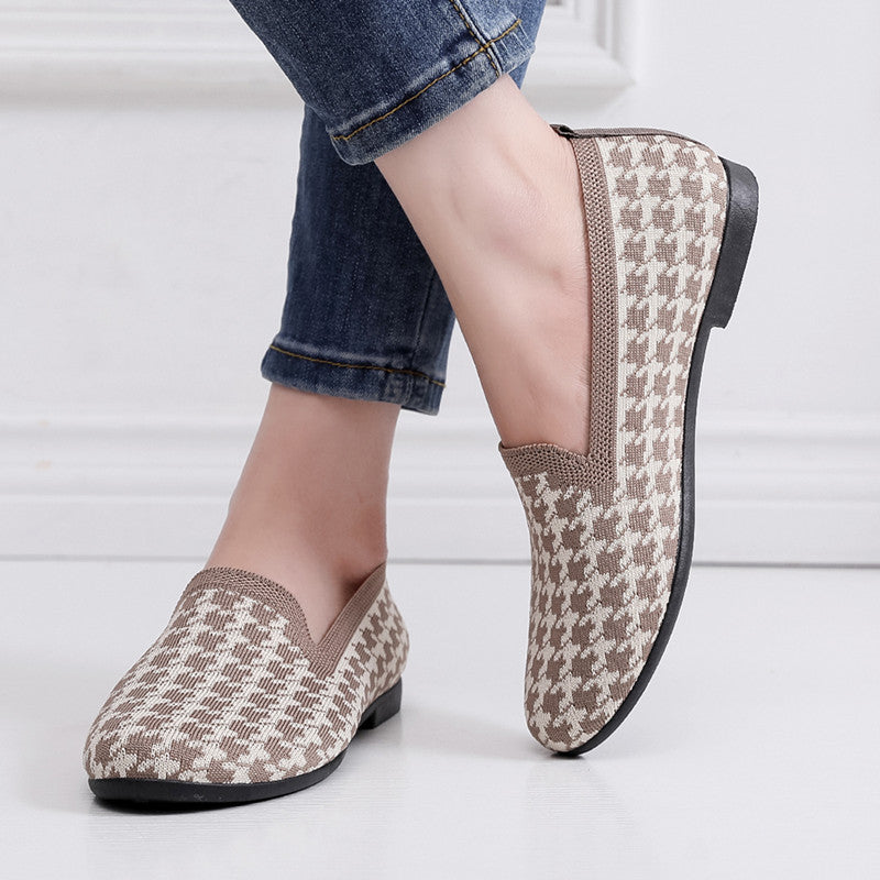 Damen elegante Mokassins mit rutschfester Sohle EB