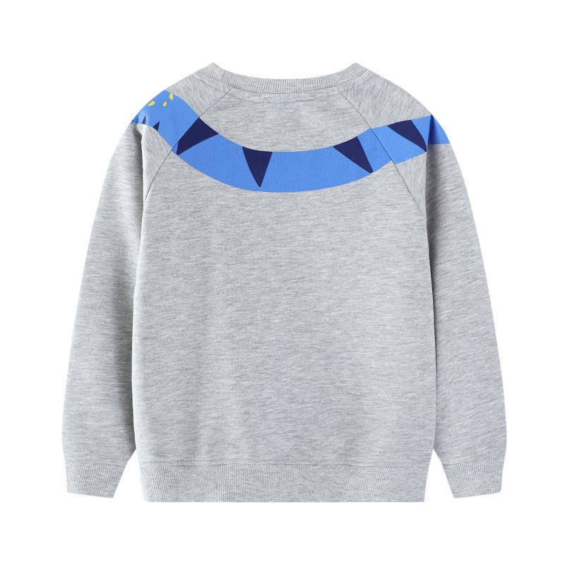 Jungen Sweatshirt mit lebhaftem Dinosaurier-Motiv EB