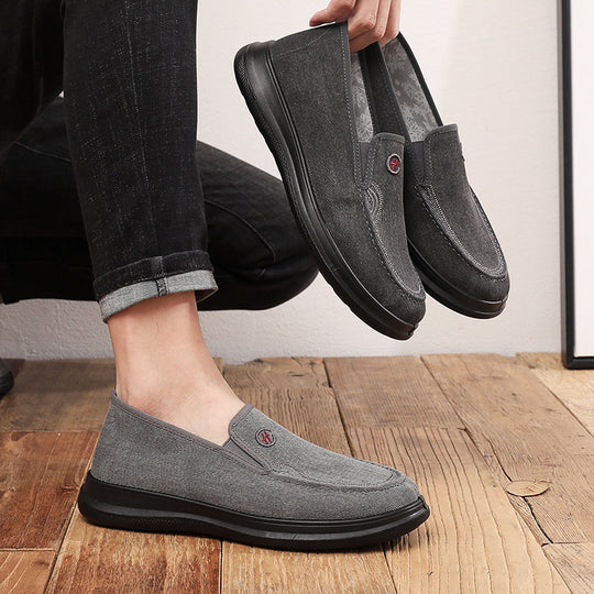 Damen Bequeme Hausschuhe mit rutschfester Sohle und warmem Innenfutter EB
