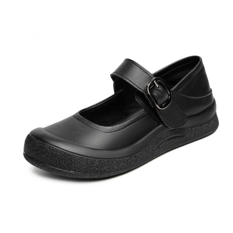 Damen Mary Jane Schuhe mit verstellbarem Riemen und anatomischer Sohle EB