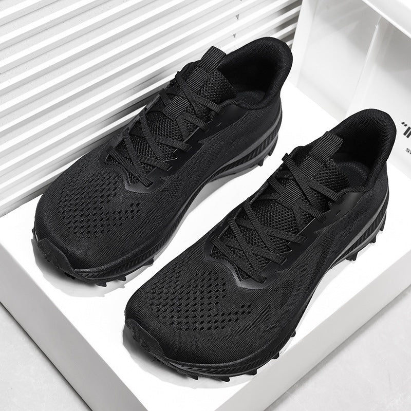 Unisex nan leichte Strick-Trekkingsneaker mit ausgeprägter Profilsohle und reaktiver Dämpfung EB