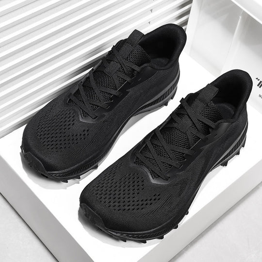 Unisex nan leichte Strick-Trekkingsneaker mit ausgeprägter Profilsohle und reaktiver Dämpfung EB