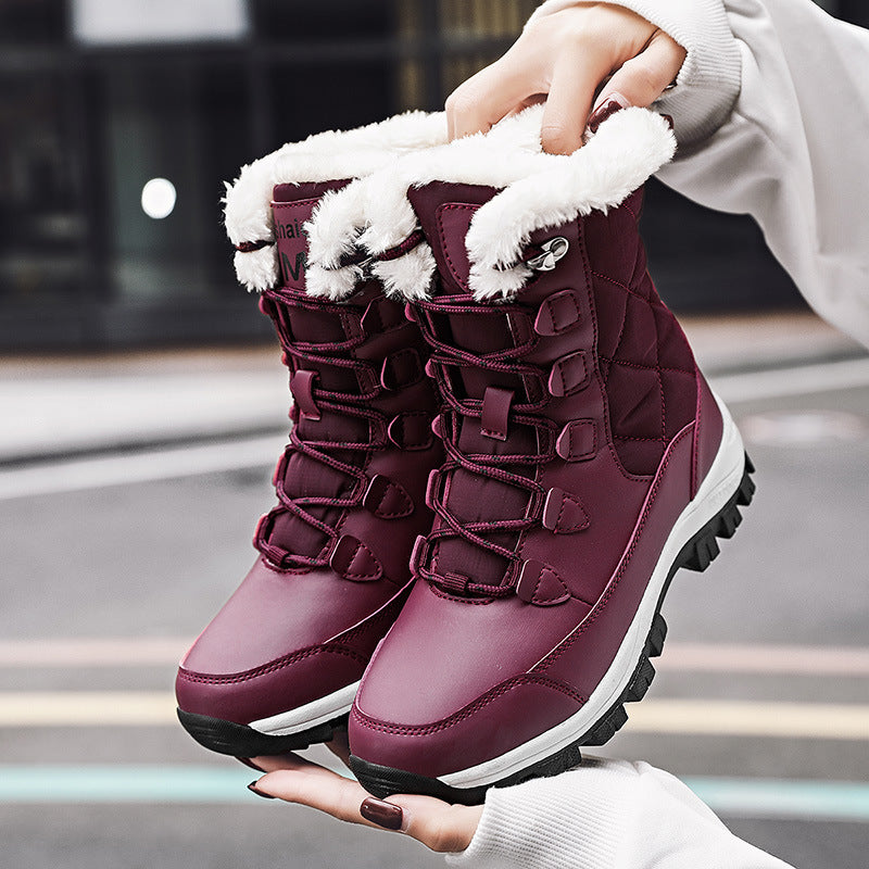 Damen Winterstiefel mit isolierendem Innenfutter und rutschfester Sohle EB