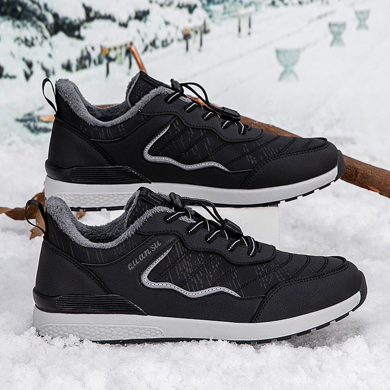 Damen Winterfest Sneakers mit wärmeisolierender Innensohle EB