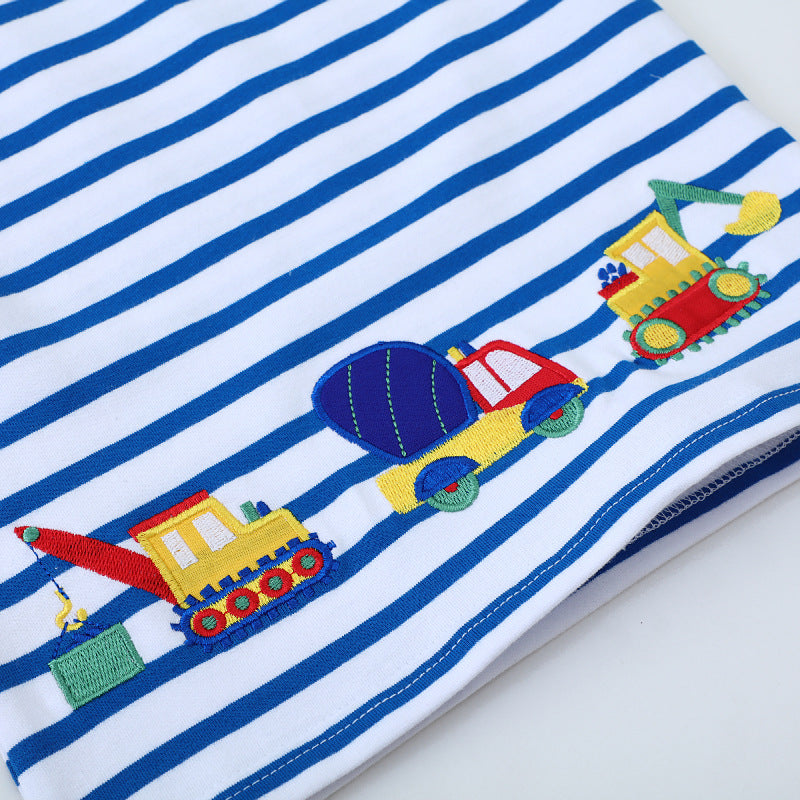 Jungen T-Shirt mit verspieltem Baustellenmotiv EB