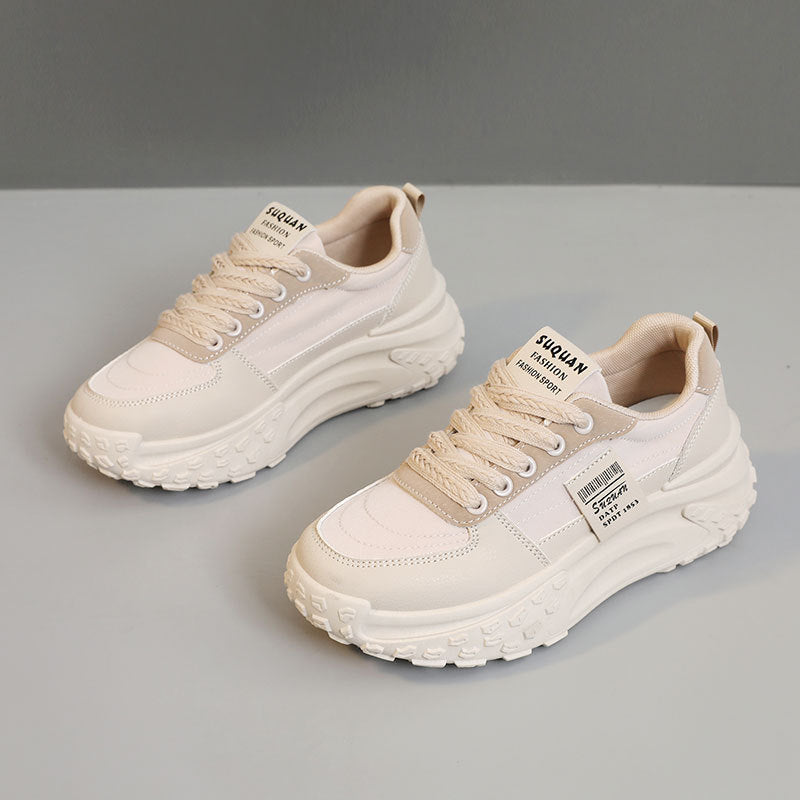 Damen Sportliche Sneakers mit doppeltem Dämpfungssystem und atmungsaktiver Oberflächenstruktur EB