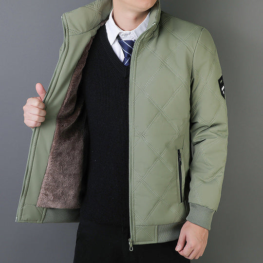 EB | Steppjacke Regular Fit Warme Fütterung Rippkante Reißverschluss