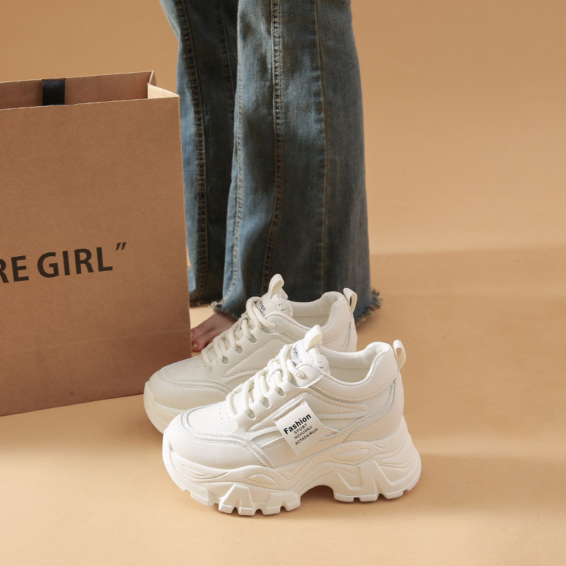 Damen Chunky Sneakers mit großzügiger Profilsohle und atmungsaktivem Obermaterial EB