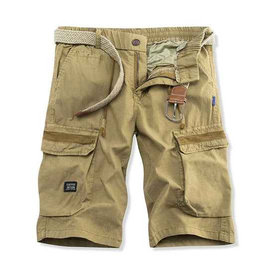 Herren Cargo-Shorts mit praktischem Gummizug und mehreren Taschen EB