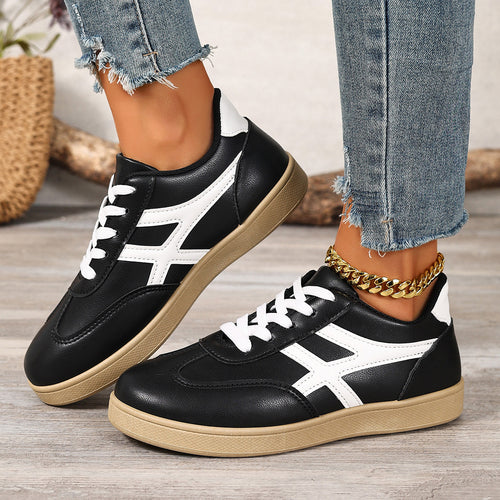 Damen Sneakers mit modischem Design und komfortabler Laufsohle EB