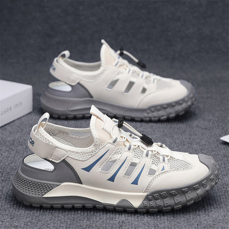 Herren Outdoor-Sandalen mit atmungsaktiven Mesh-Einsätzen und rutschfester Sohle EB