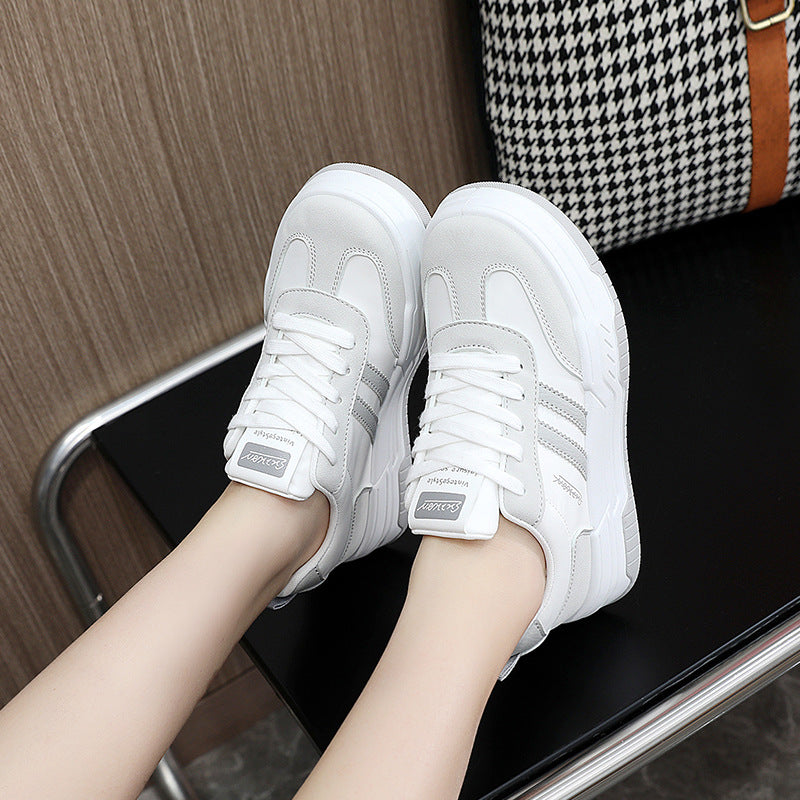 Damen sportive Trend Sneakers mit ergonomischer Dämpfung und atmungsaktiver Obermaterialstruktur EB