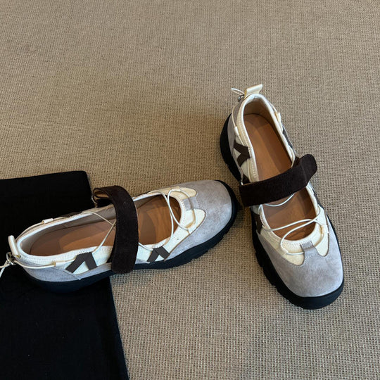 Damen Outdoor-Schuhe mit praktischem Velcro-Verschluss und atmungsaktivem Obermaterial EB
